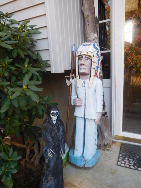 Yard Art, Stones, Carving,Vessels, Whirligigs, Folk Art from the Estate Of Mark King - DSCN1319.JPG