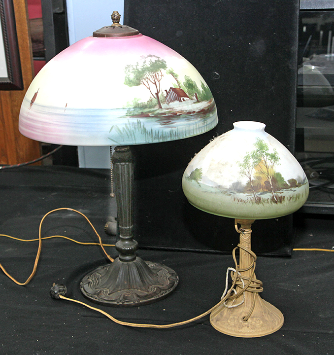 Kimball and Victoria Sterling Lifetime Collection ( Sale # 1) - Reverse_Painted_lamps.jpg